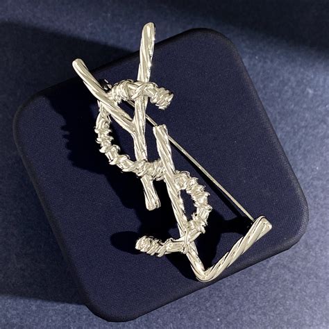 ysl twisted brooch|YSL inspired brooch.